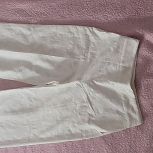 White flat pants with Beautiful details
